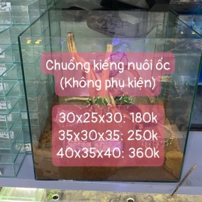 Chuồng kiểng nuôi ốc (không phụ kiện)