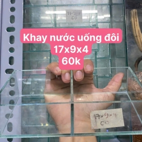 Khay uống nước đôi loại 4